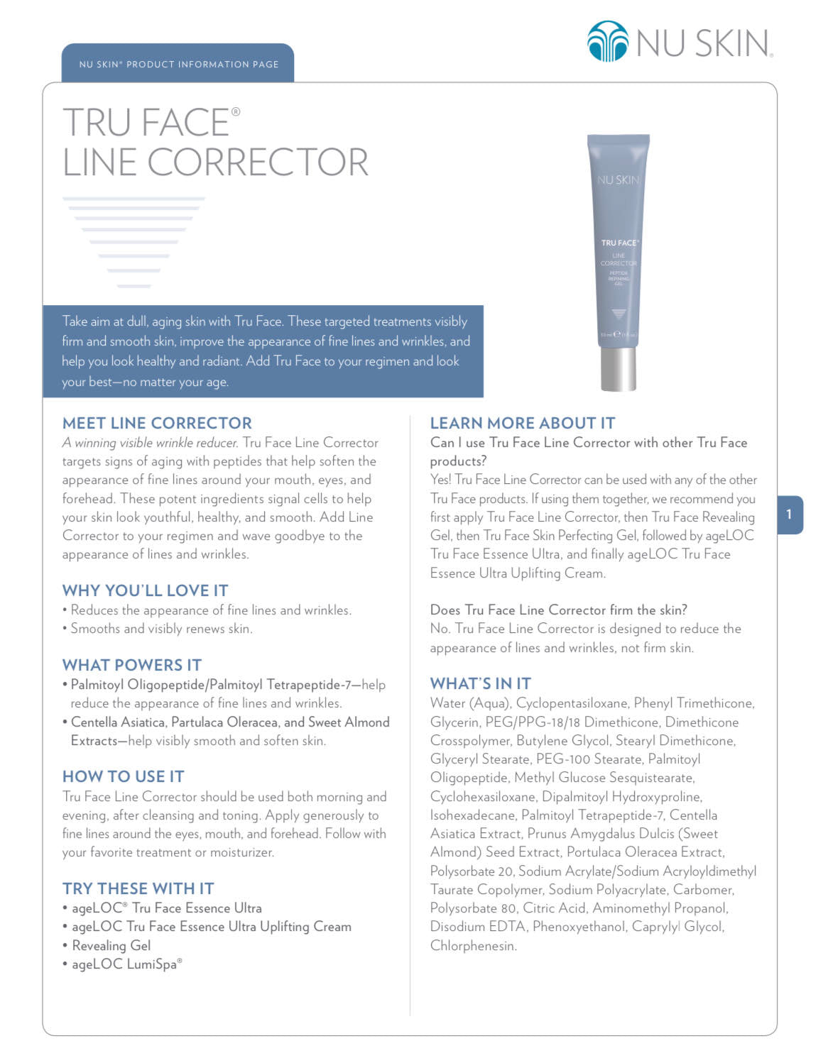 Tru Face® Line Corrector